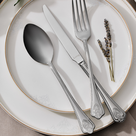 Aryıldız Vera 84 Parça 12 Kişilik Çatal Kaşık Bıçak Takımı - ARYILDIZ