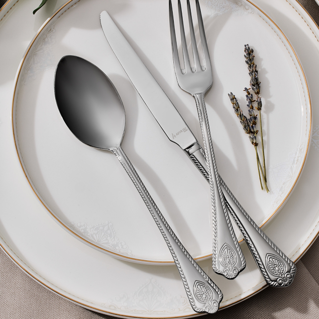 Aryıldız Vera 84 Parça 12 Kişilik Çatal Kaşık Bıçak Takımı - 1