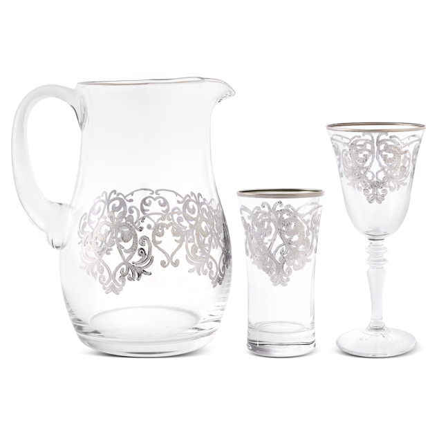 Aryıldız Veronica Platin 25 Parça 12 Kişilik Su Seti - 2