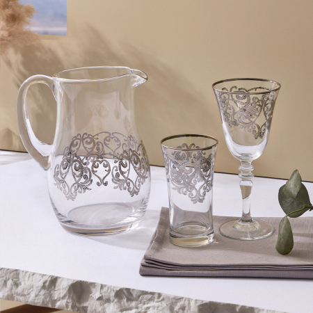 Aryıldız Veronica Platin 25 Parça 12 Kişilik Su Seti - ARYILDIZ