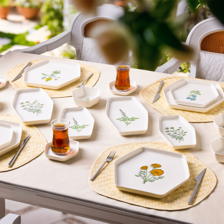 Aryıldız Vesta 32 Parça 6 Kişilik Kahvaltı Takımı - ARYILDIZ