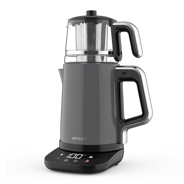Aryıldız Vision Prime Çay Makinesi Antrasit - 2