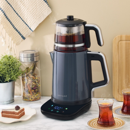 Aryıldız Vision Prime Çay Makinesi Antrasit - ARYILDIZ