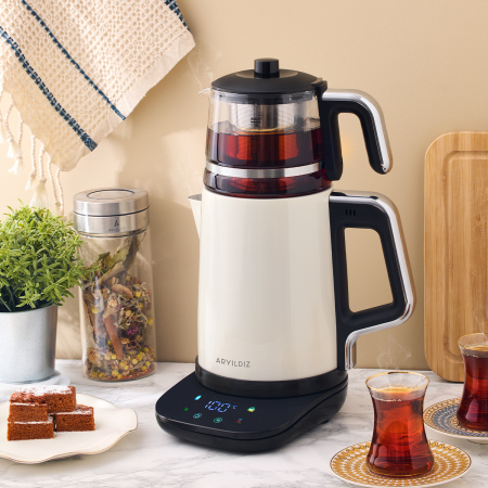 Aryıldız Vision Prime Çay Makinesi Krem - ARYILDIZ