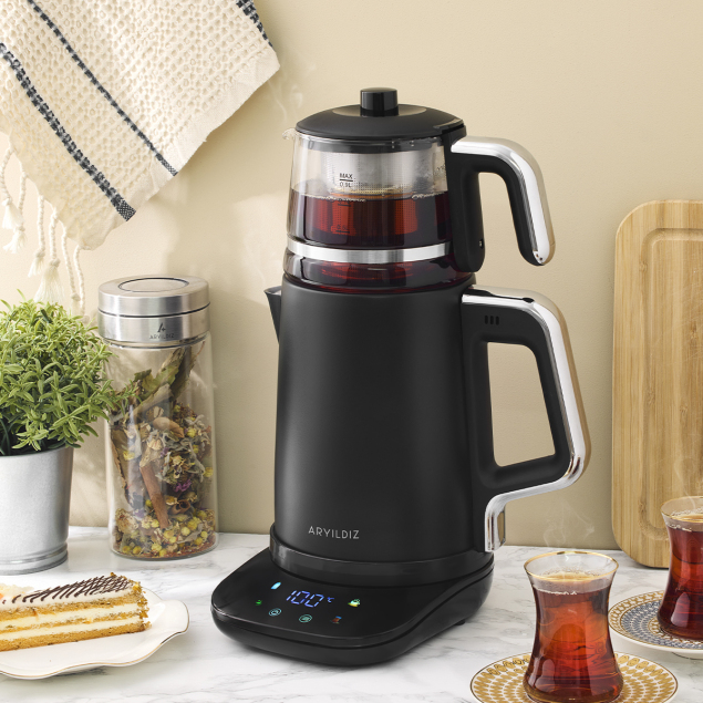 Aryıldız Vision Prime Çay Makinesi Siyah - 1