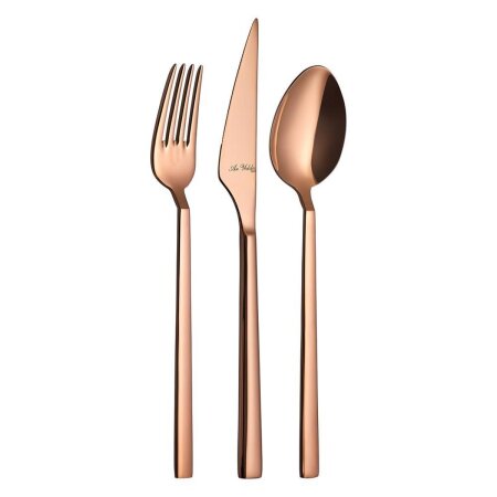 Aryıldız Vogue Pvd 24 Parça 6 Kişilik Çatak Kaşık Bıçak Seti Bronz - 3