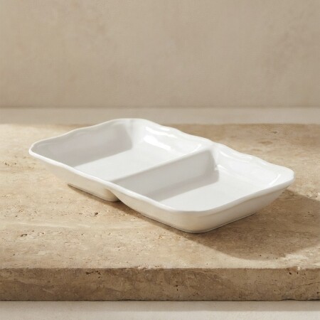 Aryıldız Voyage 2 Bölmeli Servis Tabağı 17 cm - 1