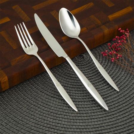 Aryıldız Yonca 30 Parça 6 Kişilik Çatal Kaşık Bıçak Takımı - ARYILDIZ