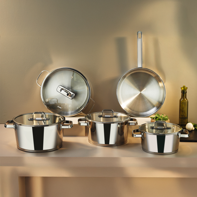 Aryıldız Zeus 9 Parça Tencere Seti - 1
